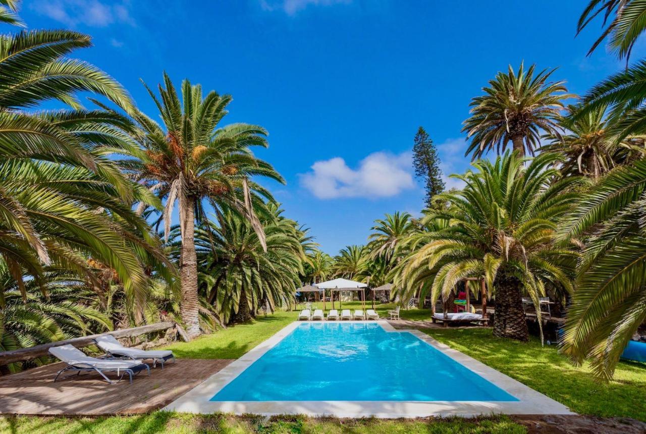 Detached Villa With Garden, Heated And Private Pool, Sea View, Parking Free Tijoco de Abajo Kültér fotó